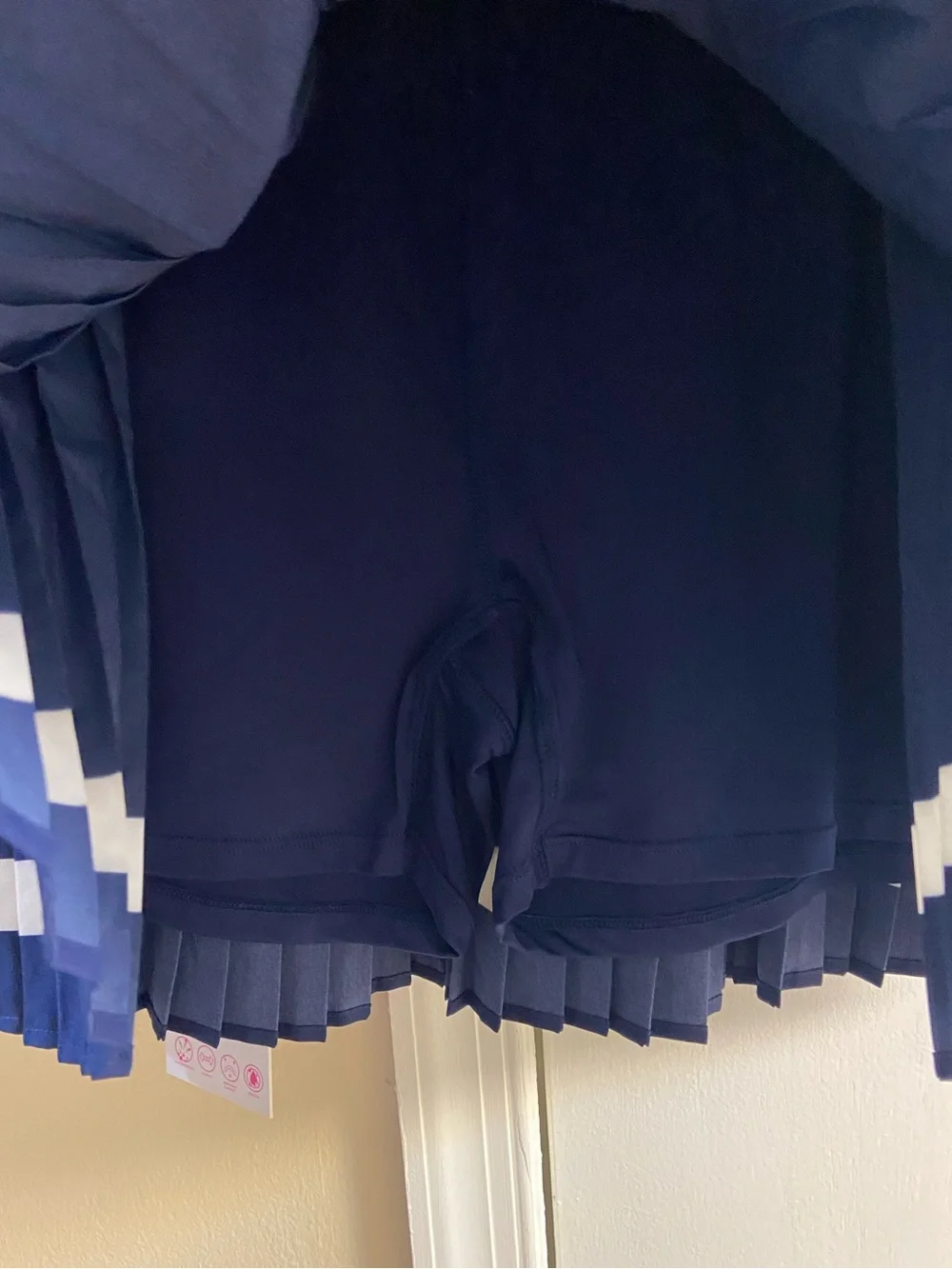 Juicy Couture Sport Pleated Tennis Skirt and Sports Bra Set Navy XL NWT